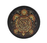CEHJZQRPL Tambour chamanique Tortue Fabriqué à la Main avec Baguette, Motif de Tortue Instrumental, sibérien