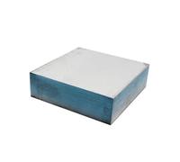CEHJZQRPL Tôle d'aluminium, plaque de barre plate en aluminium, bloc d'aluminium, longueur 80 mm, 85 mm, 90 mm, 95 mm, 100 mm, 110 mm, 120 mm, 130 mm, 140 mm, 150 mm, 160 mm, 180 mm, 200 mm, 250 mm(10