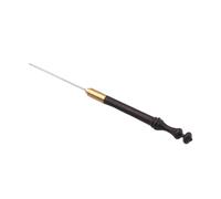 CEHTK Crochets à Broder et à perler, Aiguilles à Manche en Bois, pour la Couture, la Broderie et Le Perlage, 0,6 mm + 0,8 mm + 1,0 mm + 1,2 mm