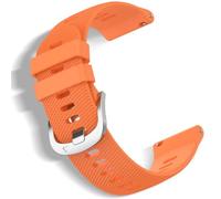 CeiBand 20mm Bracelet pour Garmin Vivoactive 6/Vivoactive 5/Venu Sq 2/vívomove Trend, Silicone Sport Banda Bracelets de Montre pour Garmin Forerunner 165/245/645/Amazfit GTS 4/Bip 3 - Orange