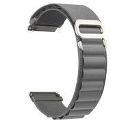 CeiBand Alpine Loop Bracelet Compatible avec 20mm 22mm, Sport Nylon Bracelet de Remplacement Titanium G-Hook Bracelets Homme Femme pour 20mm 22mm -(20mm Gris)
