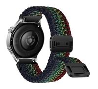 CeiBand Nylon 22MM Bracelets pour Amazfit Active Max/Bip 6/Bip Max/Balance | Élastique Tressé Bande Rechange Bracelet pour Xiaomi Watch S5 46mm/S4/Watch 5/Redmi Watch 5 Active - Rouge vert noir