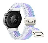 CeiBand Nylon 22MM Bracelets pour Amazfit Active Max/Bip 6/Bip Max/Balance | Élastique Tressé Bande Rechange Bracelet pour Xiaomi Watch S5 46mm/S4/Watch 5/Redmi Watch 5 Active - Blanc lilas