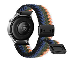 CeiBand Nylon 22MM Bracelets pour Amazfit Active Max/Bip 6/Bip Max/Balance | Élastique Tressé Bande Rechange Bracelet pour Xiaomi Watch S5 46mm/S4/Watch 5/Redmi Watch 5 Active - Gris vert noir