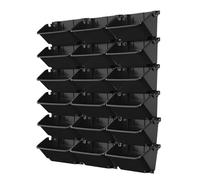 CEIEVER Plante Murale Verticale Suspendue, Sacs de Fleurs à Suspendre 18 pièces Mur Vertical pour Plantes Jardin Vertical pour Balcon Clôture Jardin Maison Décor