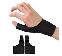 Ceihwa 2pcs Attelle Pouce Poignet Gauche Droit Orthèse Pouce Souple Tendinite Gants de Soutien du Pouce élastique Support de Poignet de Compression Arthritique Gant de Compression Pouce Arthrose