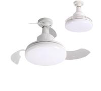 Ceiling Fan - with Light and Remote 3-Speed Low Noise Tri-Color Ambient