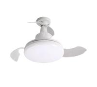 Ceiling Fan With Light And Remote | 3-Speed Tri-Color Lamp With Timer | Tel