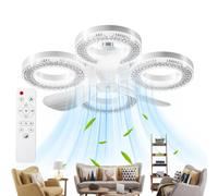 Ceiling Fans with Lights | and Remote Screw Base Dimmable Low Noise