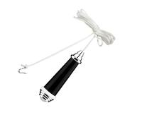 Ceiling Light Pull Cord - Control String for Lamps and Fixtures | 150cm Nylon Rope with Smooth Grip, Modern Design Handle Extension Easy Reach, Ideal for Hotels Studies Offices and Home Lighting