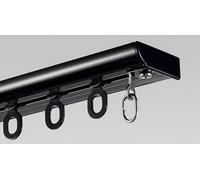 Ceiling Mount Curtain Track Ceiling Curtain Track for Living Room Bedroom Room Shower Divider(Noir,L 6.8m/22.3ft)