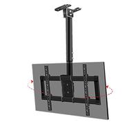 Ceiling TV Mount Bracket, Full Motion Swivel & Tilt, 360° Rotation, Low Profile, Fits 39"-90" LED TVs, Secure and Stylish Wall-Mounted Solution.