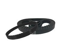 Ceinture 1Pcs 60XL à 98XL Courroie de poulie en caoutchouc, courroies d'entraînement synchrones à boucle fermée Largeur 10mm Durable et résistant à l'usure (Nombre de pièces : 1pc, Largeur : 88XL 10mm