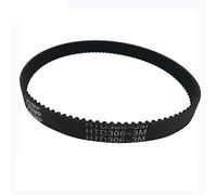 Ceinture 2pcs Ceinture HTD3M, Longueur = 303/306/309/312mm, Largeur 6-25mm, 101/102/103/104 Dents, Ceinture synchrone HTD3M Durable et résistante à l'usure (Color : Width 10mm)