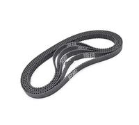 Ceinture 5 pièces 2MGT 2M 2GT Ceinture synchrone fermée en Caoutchouc, Longueur de Pas 274/278/280/284/288 mm, Largeur 6 mm/9 mm, 137/139/140/142/144 Dents durables et résistantes à l'usure