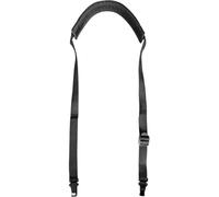 Ceinture à bandoulière pour radiocommande originale Scanreco en polyester résistant de couleur noire et extensible jusqu'à 141,5 cm