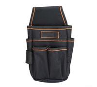 Ceinture à outils 12 poches de rangement robuste pour outils d'électricien, fabriquée en tissu Oxford 600D avec taille amovible pour la maison et le travail