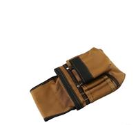 Ceinture à outils avec bretelles, gilet à outils robuste en tissu Oxford 1200D, pochette réglable amovible pour charpentier, électricien, bricolage (E)