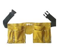 Ceinture à outils de construction - Sac multifonctionnel résistant, organisateur de taille pour électriciens - Pour travaux manuels, extérieur, maison, jardin, réparation, atelier, utilité, mante