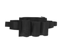 Ceinture à Outils de Jardin, 6 Poches 2 Sangles, Tissu Oxford imperméable, Pochette à Outils de Jardinage réglable pour Le Camping Familial en Plein air (Black)