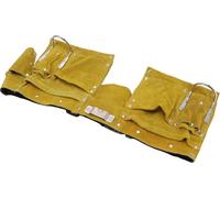 Ceinture à outils en cuir Multiples poches Boucle à dégagement rapide Résistant à l'usure Tablier à outils portatif en cuir pour le travail du bois