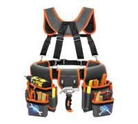 Ceinture à outils multifonction avec poches amovibles pour organiser dans les projets de construction et de rénovation Ceinture pour homme avec poche à clous