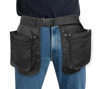 Ceinture à Outils pour Femmes, Ceinture de Taille pour Outils de 45,3 x 13 Pouces, Ceinture de Travail de Charpentier, Pochette à Outils de Jardin Polyvalente, 3 Poches et Double Face pour Peintres