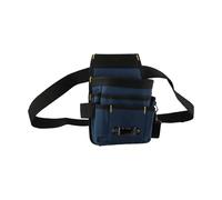 Ceinture à outils pratique réglable avec caractéristiques ergonomiques pour les métiers qualifiés comme la menuiserie et les travaux électriques (L bleu)