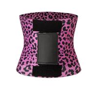 Ceinture Abdominale Ceinture de sudation amincissante à triple tour taille for le sport(Rose,S)