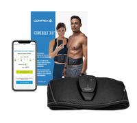 Compex Corebelt 3.0 - ceinture d'électrostimulation pour les abdos et les lombaires avec 6 programmes