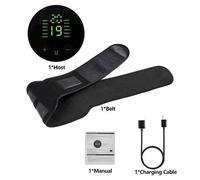 Ceinture Abdominale Électrique Aste Par Usb,Tonification Musculaire,Entraîneur Abdominal,Masseur De Taille Et De Ventre,Équipement D'entraînement De Fitness - Type Black