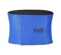 Ceinture abdominale One Fitness BR125 Bleu 20x99 cm Unisex