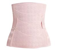 Ceinture abdominale post-partum pour femmes Ceinture de soutien de maternité Tummy Tuck Vêtement de compression Accouchement naturel des femmes enceintes Ceinture de césarienne Bande abdominale (Pink M)