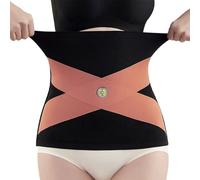 Ceinture abdominale pour femme réglable avec contrôle abdominal, gaine élastique sans coutures, ceinture abdominale respirante pour un usage , le sport et les activités physiques, Noir , M