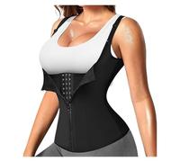 Ceinture Abdominale pour Femmes Gilet de Sudation Amincissant, Corset for Perte Poids, Combinaison Sauna, Chemise Compression, Ceinture Abdominale, vêtements Forme pour Soutien Abdominal(S)