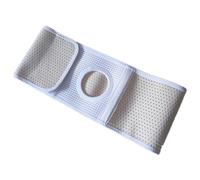 Ceinture Abdominale pour Stomie, Ceinture de Hernie pour Stomie Ajustable (Trou de 8 cm) pour Hommes et Femmes, Soins Post-Opératoires, Aide à Protéger la Poche de Stomie(X-Large)