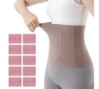 Ceinture abdominale thermique pour femme | Ceinture élastique portable confortable avec 10 chauffages - Ceinture thermique portable | Pour homme, hiver, ski, chasse, camping, sports extérieurs, bureau