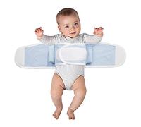 Ceinture aide coucher Bébé Couverture Enveloppante Double couche Emmaillotage Nid d'ange élastique Gigoteuse Scratch pour bébé 2-12 mois