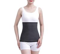 Ceinture Amincissante Ceinture Chauffante De Taille, Ceinture De Compression, Élastique Douce, Ceinture De Soutien Fine For L'hiver Fitness Usage Quotidien(Black)