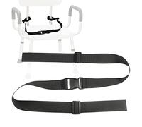 Ceinture antidérapante Universelle pour siège de Chaise de Douche pour Personnes âgées, Sangle de Banc de Bain, Fournitures de Soins Infirmiers pour Patients handicapés alités (Noir)
