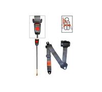 Ceinture avant grise 4 points SECURON avec enrouleur pour VOLKSWAGEN Transporter T4 (1990-2003)