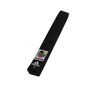 Ceinture avec logo WKF Judo adidas Elite Noir 320 cm