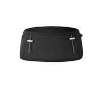 Ceinture Banane Hyperplat, Array, Noir, S | mince, Ceinture Running avec Poches Zippées, Sacoche, pour Trail, Fitness, Marathoniens