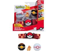 Ceinture - Bandai - Pokémon Clip ?N' Go - 1 Ceinture. 2 Poké Balls Et 1 Figurine Salameche 5 Cm