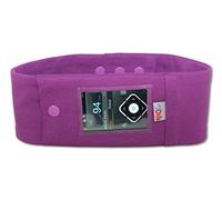 Ceinture Bande pour pompes à insuline UNI - violette myDili diabète Taille 85cm - 90cm