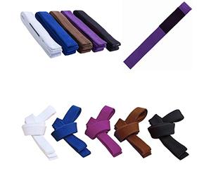 Ceinture BJJ Belt Jiu Jitsu Kimono - gi 100% Coton Épaisseur 5 mm Rembourrée en Eve (Violet, 280 cm)