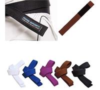 Ceinture BJJ Belt Jiu Jitsu Kimono - gi 100% Cotton 6 mm (A2/280 cm, Marron)