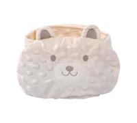 Ceinture blanche en noyaux - Chauffante au Micro-Ondes Idéale pour les maux de ventre et les ballonnements -, ajustable pour les bébés de 0 à 12 mois, 100% coton, Aide au Sommeil (Bleu)
