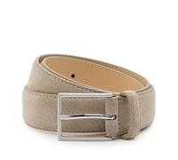 Ceinture Bobby en daim pour homme - 3,5 cm de large, Taupe, 105 cm (Totale lengte 105 cm)