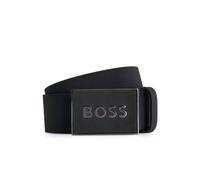 Boss Ceinture Icon en cuir 90 cm gris